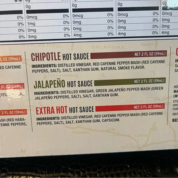 NIB Road Trip Hot Sauce (7) Pack of Hot Sauces - Picture 7 of 10